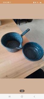 Emaille pannetjes 2x, Ophalen of Verzenden