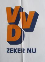 Poster VVD Zeker Nu uit 2010 en 2012 - formaat 4x A4, Ophalen of Verzenden, A4 of kleiner, Zo goed als nieuw, Rechthoekig Staand