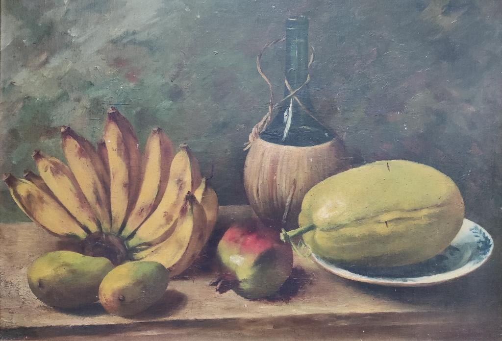 t.a. S. Mesdag van Houten (1834-1909) - Stilleven met fruit, Ophalen of Verzenden