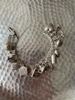 Prachtige oude bedelarmband, Ophalen of Verzenden, Zilver