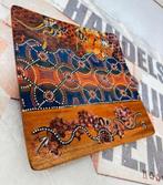 Antiek Valdo Australia Aboriginal houten bord + handtekening, Ophalen of Verzenden