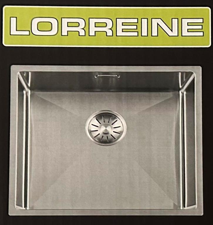 Lorreine 45R spoelbak - wasbak nieuw, Huis en Inrichting, Keuken | Keukenelementen, Zo goed als nieuw, Minder dan 100 cm, 25 tot 50 cm