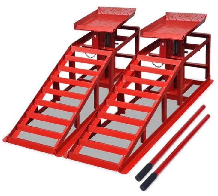 Hydraulische oprijplaten oprijplaat auto 2 st GRATIS BEZORGD, Auto diversen, Autogereedschap, Nieuw, Verzenden