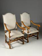 2x Os de mouton stoel frans antiek, Ophalen