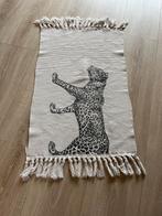 Leuk kleedje met Luipaard Print, 100 tot 150 cm, Wit, Zo goed als nieuw, Rechthoekig