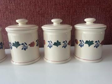 Boerenbont voorraadpotten - 1 deksel beschadigd beschikbaar voor biedingen