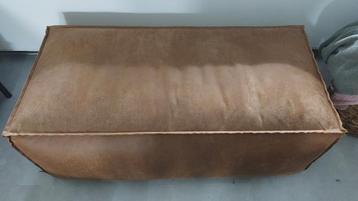BePureHome hocker/poef cognac brown 378610 beschikbaar voor biedingen