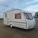 Hylander Provence 410, Voortent, Bovag 22, Keurig interieur, Caravans en Kamperen, Elddis, Schokbreker, Tot en met 2, Treinzit