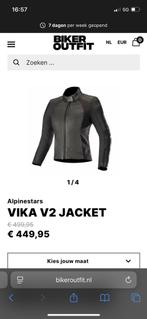 Motorpak dames VIKA V2 Alpinestars + rugbeschermer, Ophalen, Tweedehands, Dames, Combipak