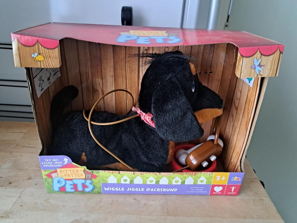 ADDO Play Pitter Patter Walk Along Teckel, Kinderen en Baby's, Ophalen of Verzenden, Zo goed als nieuw