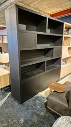 Vakkenkast/Boekenkast/Opbergkast Eikenhout Zwart Showmodel, Eikenhout, JaRa, 200 cm of meer, Bornsestraat 31