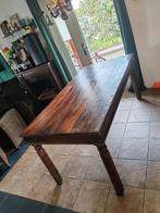 Koloniale eettafel, Huis en Inrichting, Ophalen of Verzenden, Gebruikt, Rechthoekig, 50 tot 100 cm