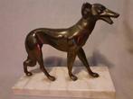 Art Deco beeld Hazewindhond, hond, Ophalen of Verzenden