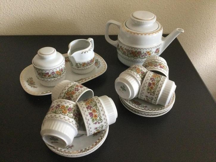 Mooi theeservies uit de vorige eeuw! Bareuther Waldsassen!, Antiek en Kunst, Antiek | Servies compleet, Ophalen of Verzenden