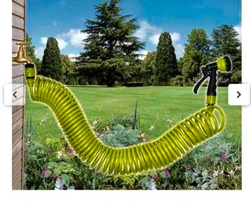 The Garden People Flexibele Spiraal Tuinslang 15mtr Groen beschikbaar voor biedingen