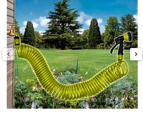 The Garden People Flexibele Spiraal Tuinslang 15mtr Groen, Tuin en Terras, Tuinslangen, Nieuw, Tuinslang, Ophalen of Verzenden