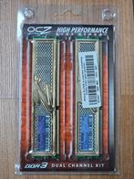 OCZ 2GB (2X1GB) DDR3 PC3-8500 Gold Edition, DDR3, Ophalen of Verzenden, Zo goed als nieuw, Desktop