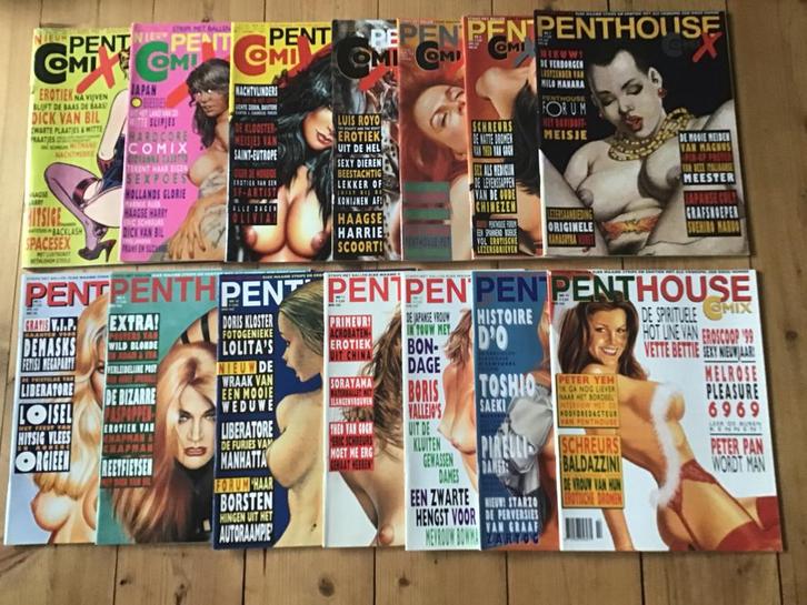 Penthouse Comics - Collectie, Boeken, Tijdschriften en Kranten, Gelezen, Overige typen, Ophalen of Verzenden
