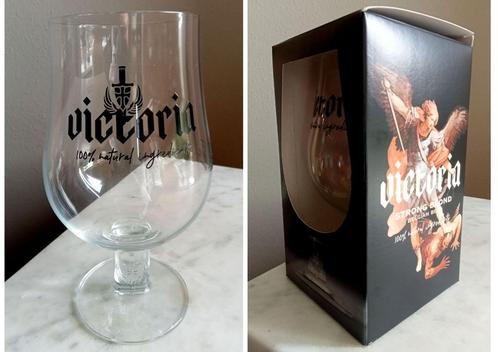 6 nieuwe Victoria Bierglazen, Verzamelen, Biermerken, Nieuw, Glas of Glazen, Overige merken, Ophalen of Verzenden