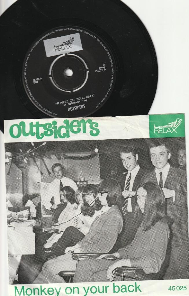 Outsiders - Monkey On Your Back 1967 GARAGE Nederbeat, Cd's en Dvd's, Vinyl Singles, Gebruikt, Pop, Ophalen