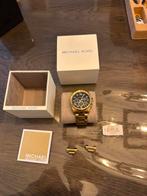 Michael kors goud met zwart horloge, Sieraden, Tassen en Uiterlijk, Horloges | Heren, Overige merken, Staal, Polshorloge, Ophalen of Verzenden