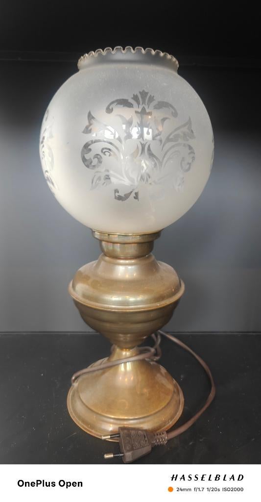 Antieke tafellamp, Ophalen of Verzenden