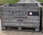 Houten fruitboxen, verweerd. Houtopslag, Planten, boombak, Huis en Inrichting, Ophalen, Gebruikt, 25 flessen of meer, 75 cm of meer