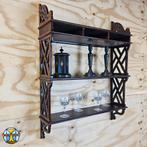 Vintage Chinese Wandkast / Oosterse Houten Wandplank, Gebruikt, ., Ophalen of Verzenden, .