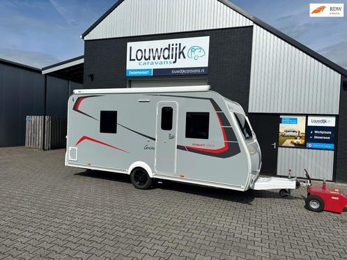 STERCKEMAN Graphite 470 CP ’21 (Mover, Fransbed, Luifel), Caravans en Kamperen, Caravans, Bedrijf, tot en met 4, 1000 - 1250 kg