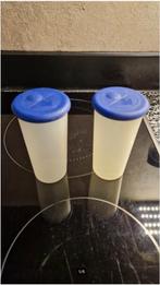 Tupperware kruiden busjes / shakers, Ophalen of Verzenden, Gebruikt, Blauw, Overige typen