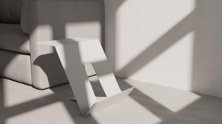 Stalen bijzettafel op maat – minimalistisch design, Huis en Inrichting, Tafels | Sidetables, Nieuw, 25 tot 50 cm, Minder dan 50 cm