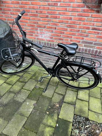 Batavus quip transportfiets zwart frame 56 beschikbaar voor biedingen