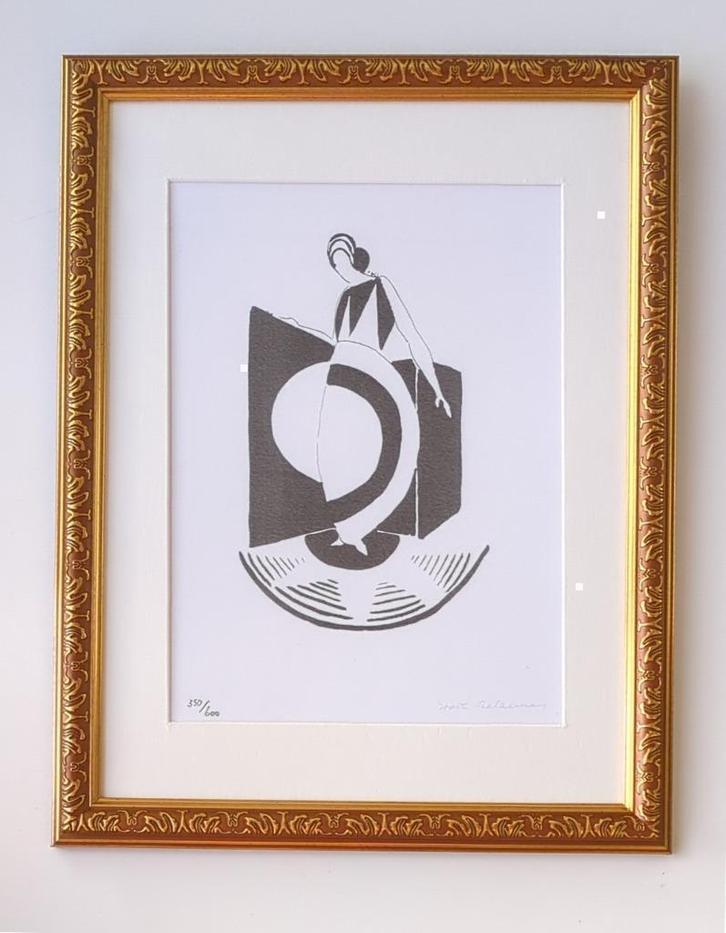 Sonia Delaunay Composition a la robe-disque, Antiek en Kunst, Kunst | Litho's en Zeefdrukken, Ophalen of Verzenden