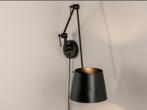 2x LUMIDORA Zwarte Verstelbare Lampen, Ophalen of Verzenden, Zo goed als nieuw, Metaal