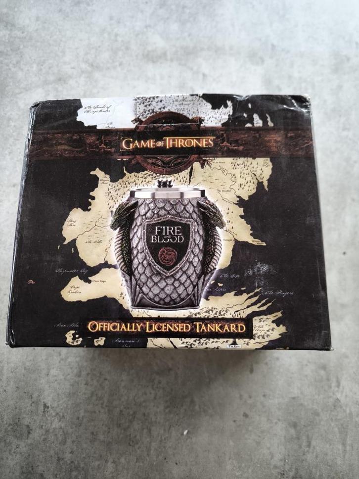 House Targaryen Tankard - Game of Thrones - Nemesis Now, Verzamelen, Film en Tv, Nieuw, Film, Beeldje, Replica of Model, Ophalen of Verzenden