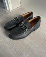 Loafers zwart leer - maat 37, Ophalen of Verzenden, Zo goed als nieuw, Manfield, Instappers