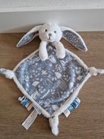 Knuffeldoekje Little Dutch konijn blauw bloemen K9349, Ophalen of Verzenden, Zo goed als nieuw, Konijn