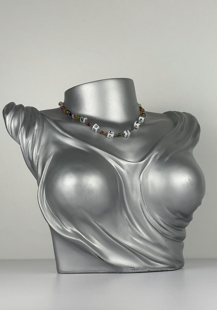 Vintage jaren 80 vrouwen buste zilver borstbeeld sieraden, Antiek en Kunst, Kunst | Designobjecten, Ophalen
