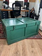 Grote Houten Leger Kist, Huis en Inrichting, Ophalen, Gebruikt, 100 tot 150 cm, 50 tot 75 cm
