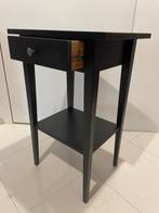 HEMNES nachtkasje x2 zwart, Huis en Inrichting, Ophalen, Kunststof, Gebruikt, Minder dan 45 cm