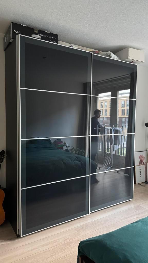 Alleen Schuifdeuren (voor ikea Pax) - 2 meter, Huis en Inrichting, Kasten | Kledingkasten, Zo goed als nieuw, 200 cm of meer, 150 tot 200 cm