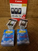 Nieuw. 4x inkt cartridge 540 en 541 canon printer, Ophalen of Verzenden, Nieuw