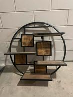 Industriële wandplank mango hout & staal, Ophalen, Nieuw