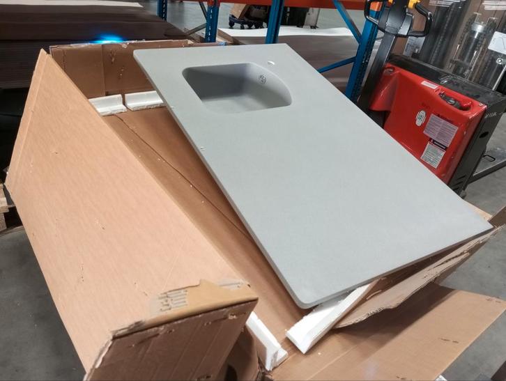 Hard kunststoffen aanrechtblad, Huis en Inrichting, Keuken | Keukenelementen, Nieuw, Minder dan 100 cm, 50 tot 75 cm, Ophalen