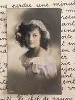 1913 Meisje met paars hoedje met parels (SL), Verzamelen, Ophalen of Verzenden, Voor 1920, Gelopen, Kinderen