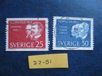 zweden - nobelprijs winnaars 1951 (zz-51), Ophalen of Verzenden, Zweden, Gestempeld