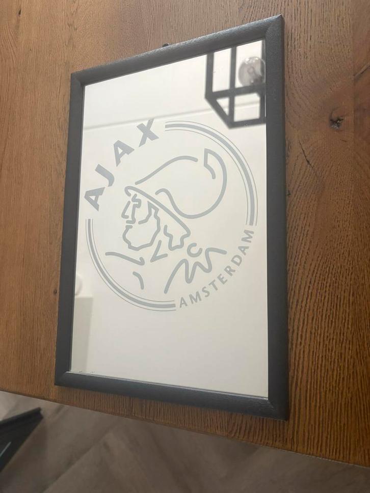 Ajax Spiegel - Limited Edition, Huis en Inrichting, Woonaccessoires | Spiegels, Gebruikt, Rechthoekig, Ophalen of Verzenden