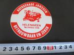 sticker helenaaveen autoschade janssen strip boom mercedes, Ophalen, Zo goed als nieuw, Bedrijf of Vereniging