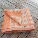 Vintage wollen deken woonplaid woondeken plaid 180x140 cm, Gebruikt, Deken of Dekbed, Ophalen of Verzenden, Eenpersoons