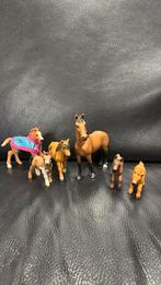 Schleich Set van 6 paardjes, Ophalen of Verzenden, Gebruikt